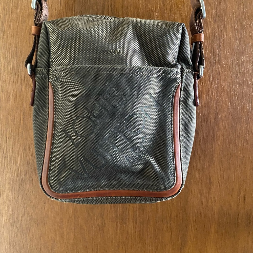 Louis Vuitton Brown and Tan Messenger Bag